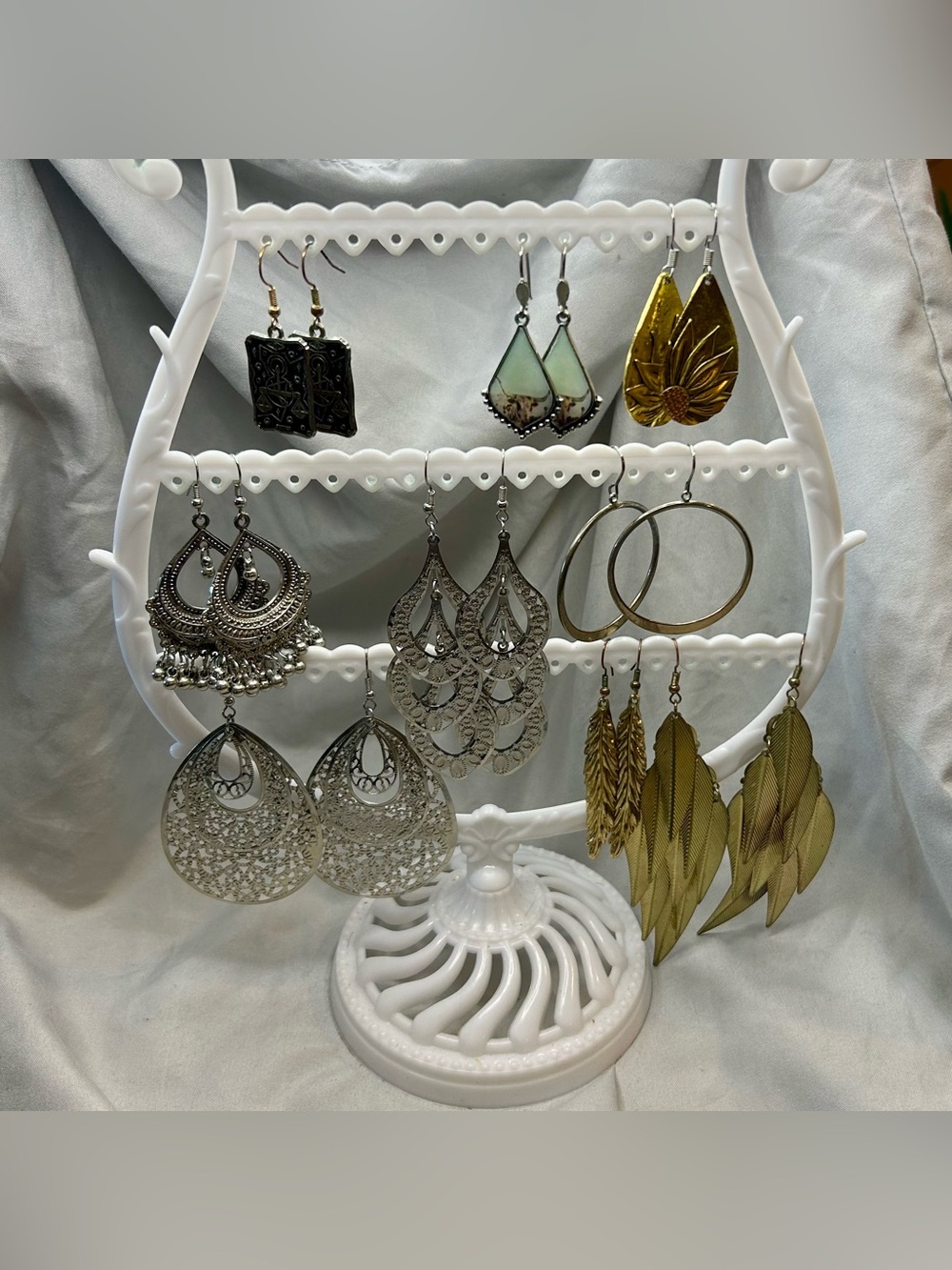 Mixed Metal Earring Collection - Silver & Gold Tones